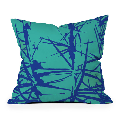 Rosie Brown Thorns Throw Pillow