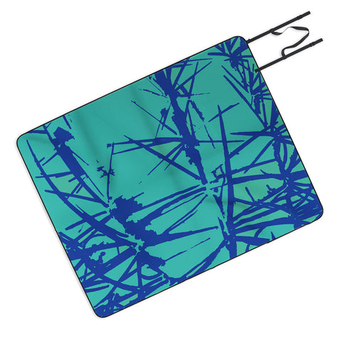 Rosie Brown Thorns Picnic Blanket