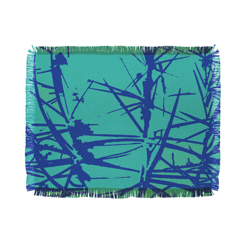 Rosie Brown Thorns Throw Blanket