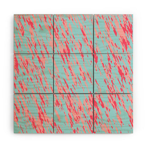 Rosie Brown Tickled Pink Wood Wall Mural