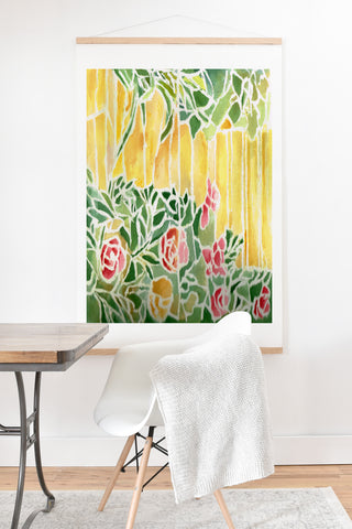 Rosie Brown Tiffany Inspired Art Print And Hanger