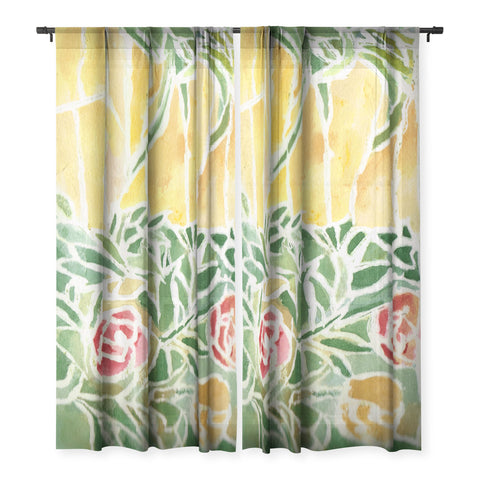 Rosie Brown Tiffany Inspired Sheer Non Repeat