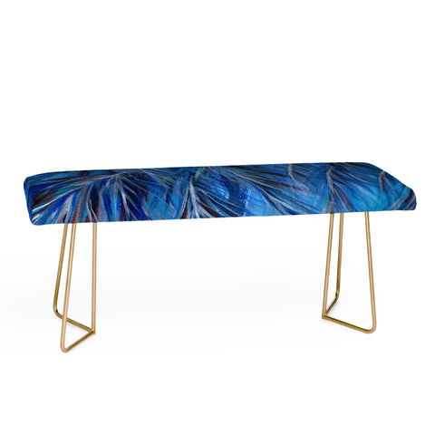 Rosie Brown Tropical Blues Bench