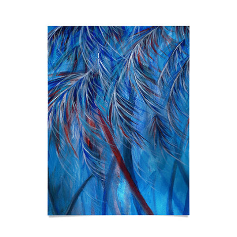 Rosie Brown Tropical Blues Poster