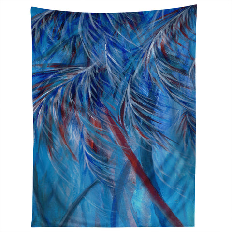 Rosie Brown Tropical Blues Tapestry