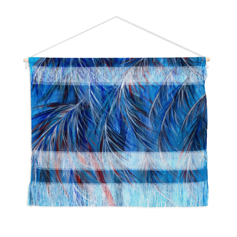 Rosie Brown Tropical Blues Wall Hanging Landscape