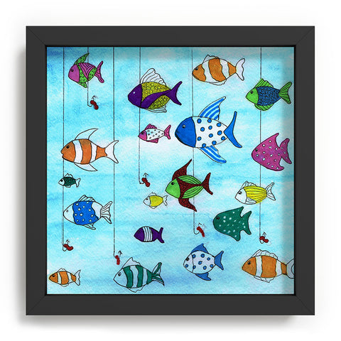 Rosie Brown Tropical Fishing Recessed Framing Square
