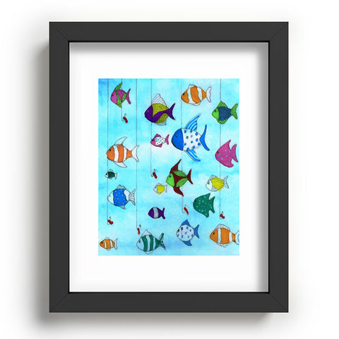 Rosie Brown Tropical Fishing Recessed Framing Rectangle