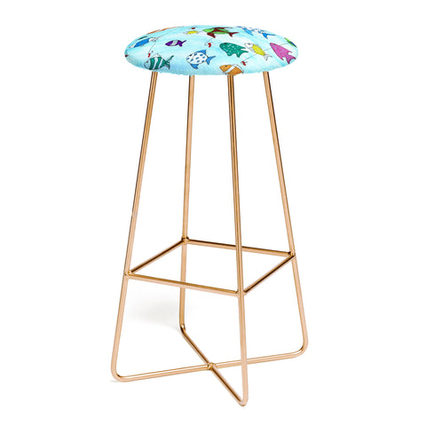 Rosie Brown Tropical Fishing Bar Stool