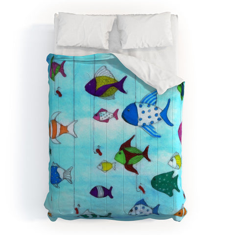 Rosie Brown Tropical Fishing Comforter