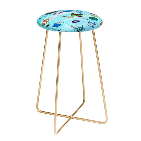 Rosie Brown Tropical Fishing Counter Stool