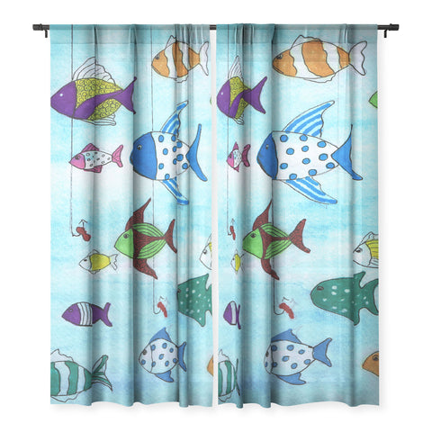 Rosie Brown Tropical Fishing Sheer Non Repeat