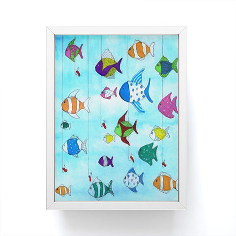 Rosie Brown Tropical Fishing Framed Mini Art Print