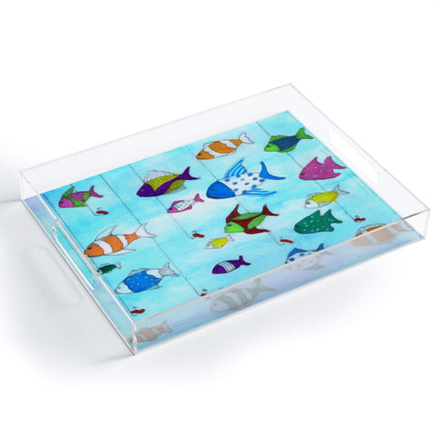 Rosie Brown Tropical Fishing Acrylic Tray