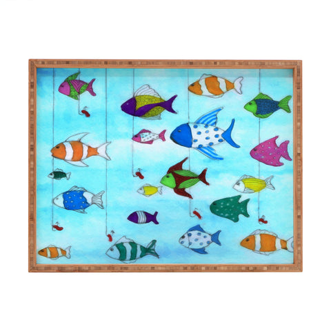 Rosie Brown Tropical Fishing Rectangular Tray
