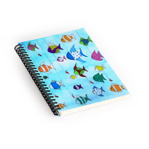 Rosie Brown Tropical Fishing Spiral Notebook