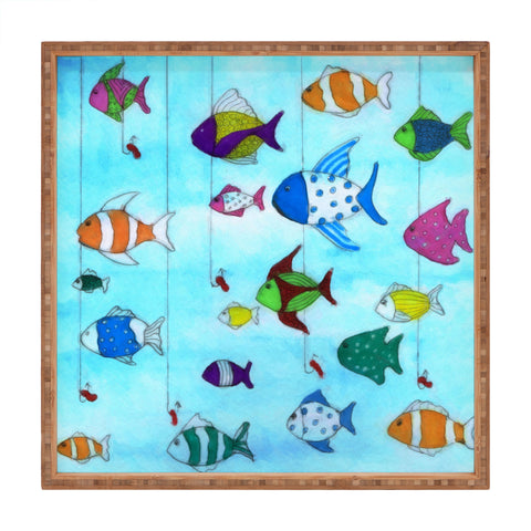 Rosie Brown Tropical Fishing Square Tray