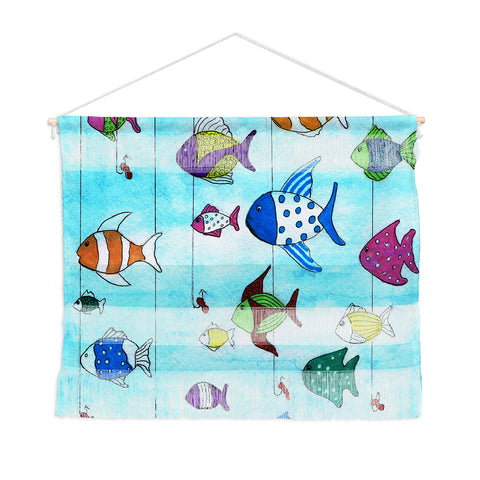 Rosie Brown Tropical Fishing Wall Hanging Landscape