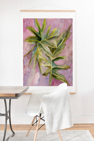 Rosie Brown Tropical Foliage Art Print And Hanger