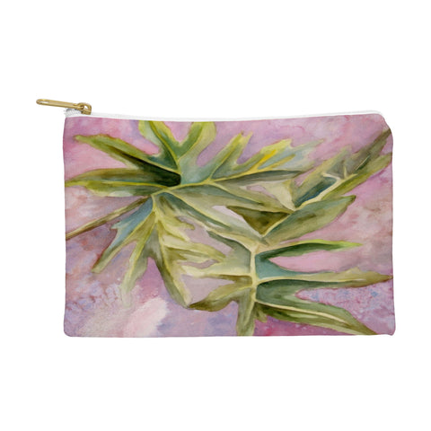 Rosie Brown Tropical Foliage Pouch