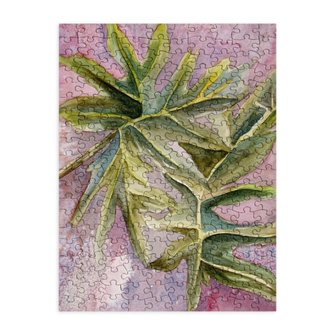Rosie Brown Tropical Foliage Puzzle