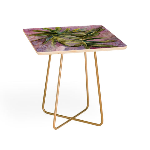 Rosie Brown Tropical Foliage Side Table