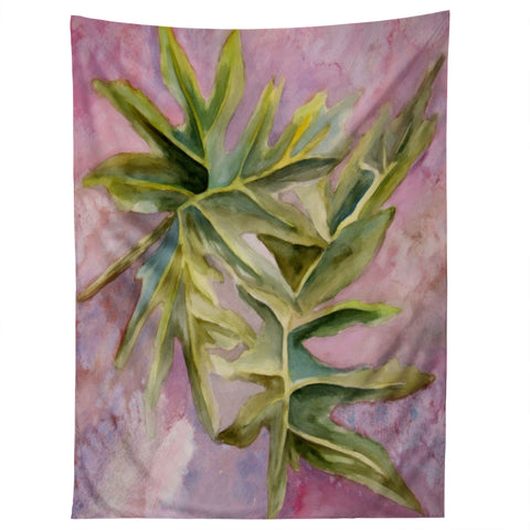 Rosie Brown Tropical Foliage Tapestry