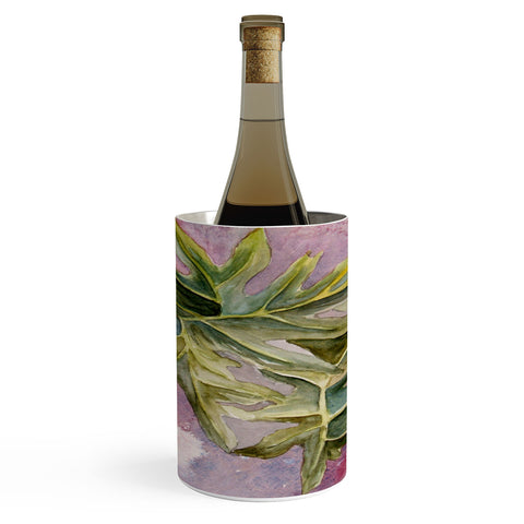 Rosie Brown Tropical Foliage Wine Chiller