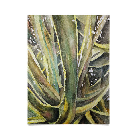 Rosie Brown Tropical Greens Poster