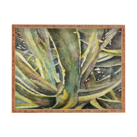 Rosie Brown Tropical Greens Rectangular Tray