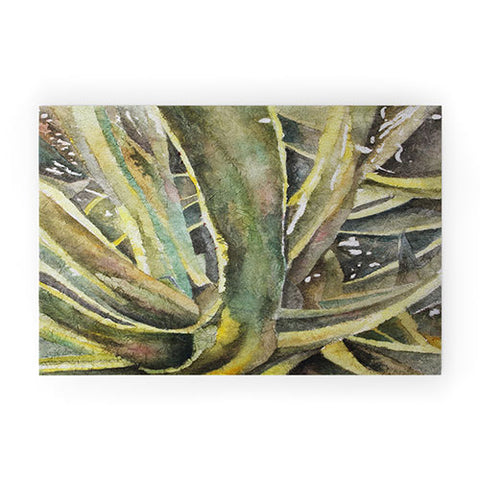 Rosie Brown Tropical Greens Welcome Mat