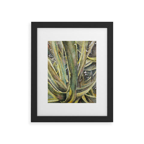 Rosie Brown Tropical Greens Framed Art Print