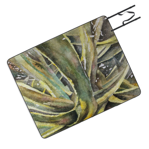 Rosie Brown Tropical Greens Picnic Blanket