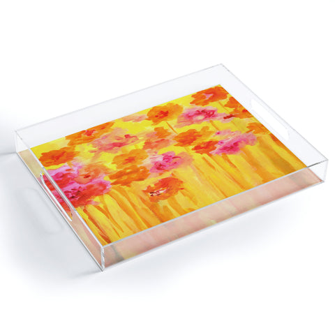 Rosie Brown Waiting For Spring Acrylic Tray