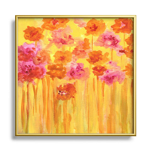 Rosie Brown Waiting For Spring Metal Square Framed Art Print