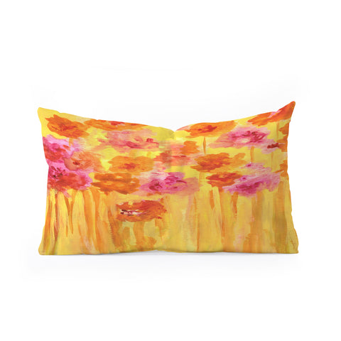 Rosie Brown Waiting For Spring Oblong Throw Pillow