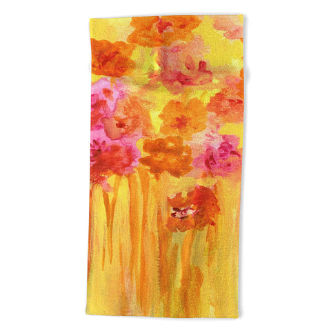 Rosie Brown Waiting For Spring Beach Towel