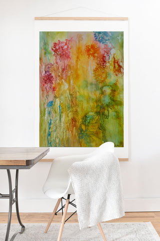 Rosie Brown Wallflower Art Print And Hanger