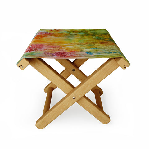 Rosie Brown Wallflower Folding Stool