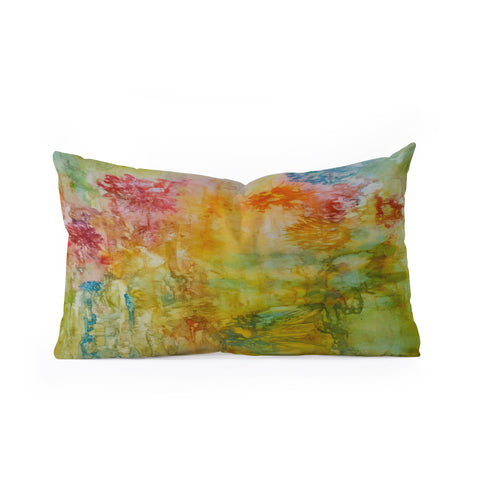 Rosie Brown Wallflower Oblong Throw Pillow