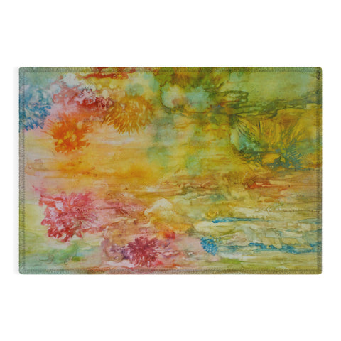 Rosie Brown Wallflower Outdoor Rug