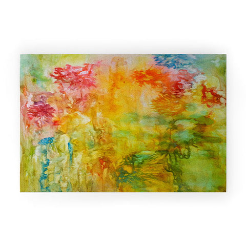 Rosie Brown Wallflower Welcome Mat