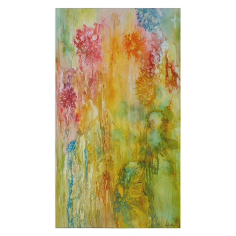 Rosie Brown Wallflower Tablecloth