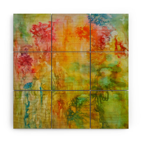 Rosie Brown Wallflower Wood Wall Mural