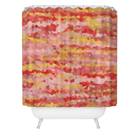 Rosie Brown Warm Tropics Shower Curtain