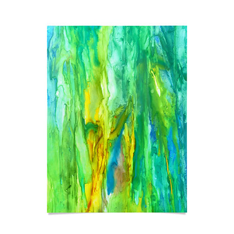 Rosie Brown Watercolor Cascade Poster