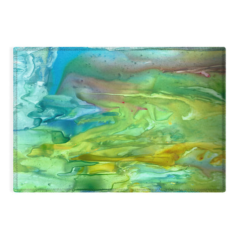 Rosie Brown Watercolor Cascade Outdoor Rug