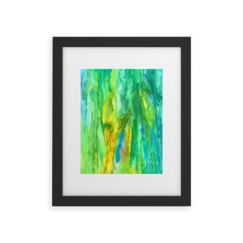 Rosie Brown Watercolor Cascade Framed Art Print