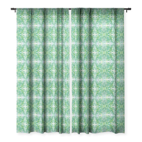 Rosie Brown Weeping Willow Sheer Window Curtain