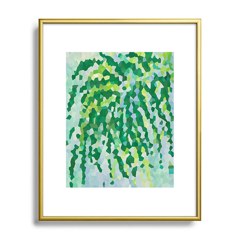Rosie Brown Weeping Willow Metal Framed Art Print